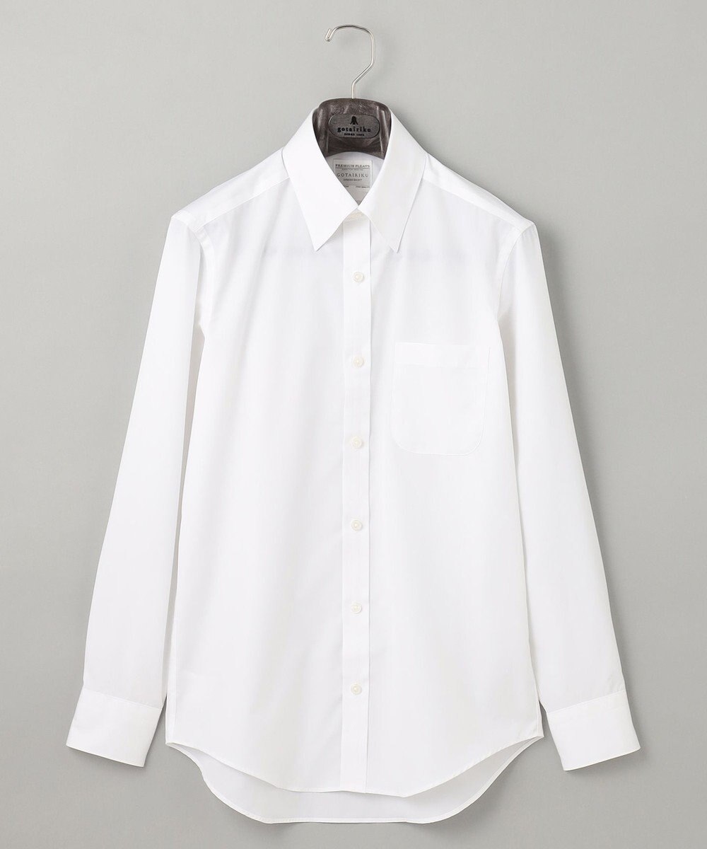 GOTAIRIKU 【形態安定】PREMIUMPLEATS_スナップダウン 通年ドレスシャツ 