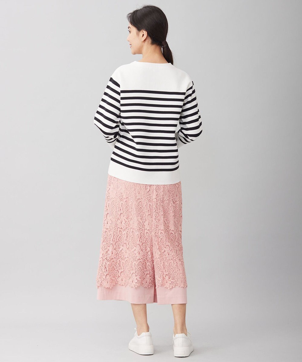 自由区 【洗える】ボタニカルレース スカート 