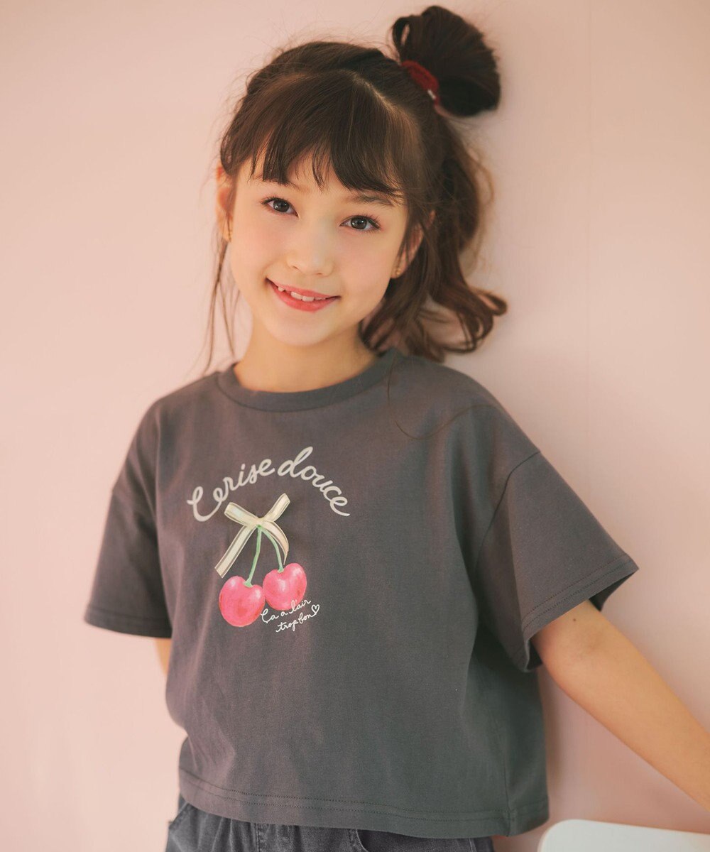 ANY KIDS 【綿100%】オーバーサイズ 半袖Tシャツ 