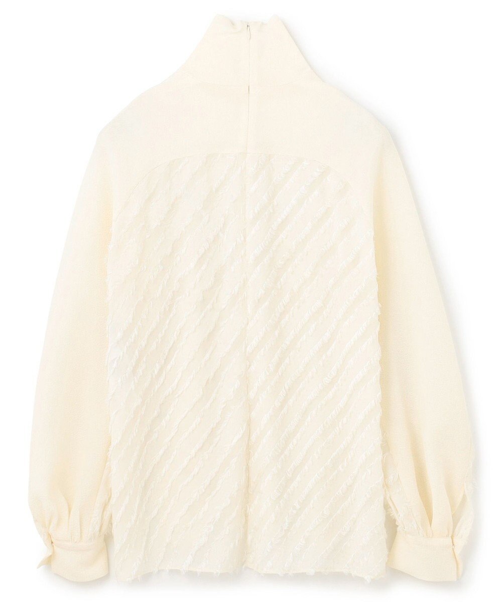 BEIGE， 【洗える】BANKSIA / ニットコンビカットジャカードブラウス 