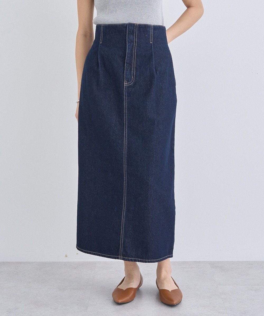 earth music&ecology ナローデニムスカート 