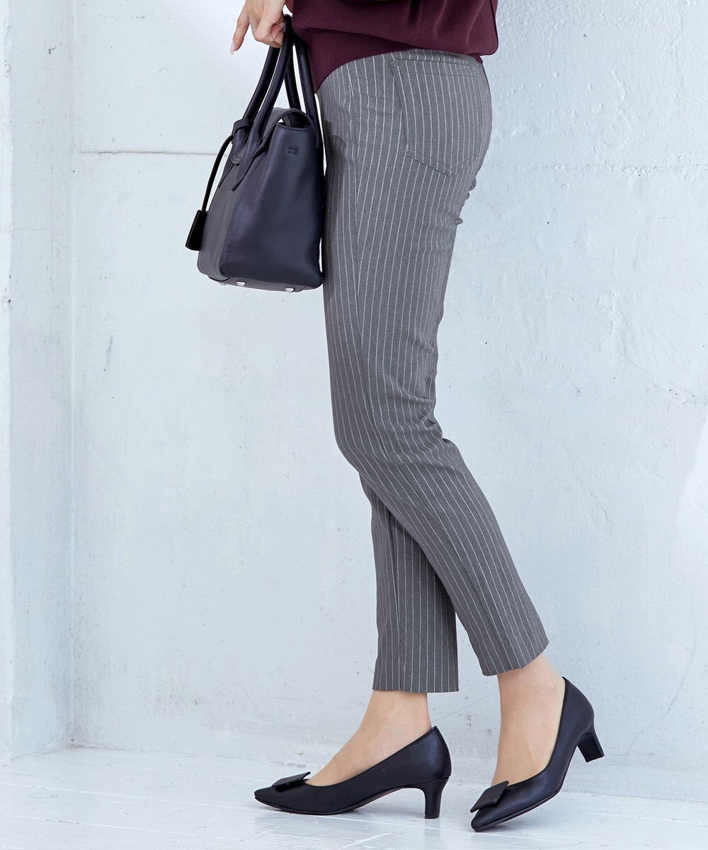 Tiaclasse 【洗える】ストレッチスリムパンツ 