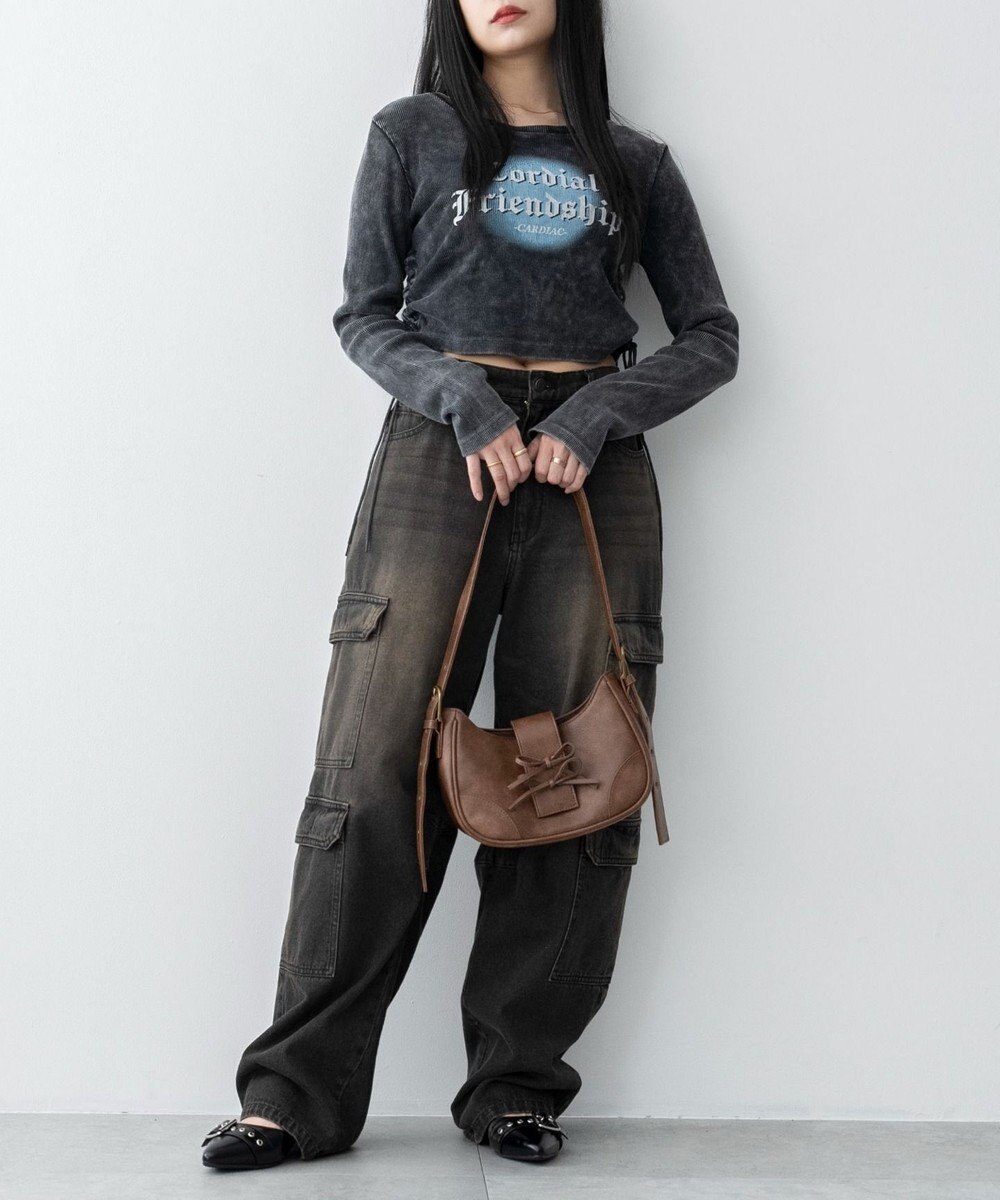 WEGO マルチWAYハーフムーンベルトバッグ 