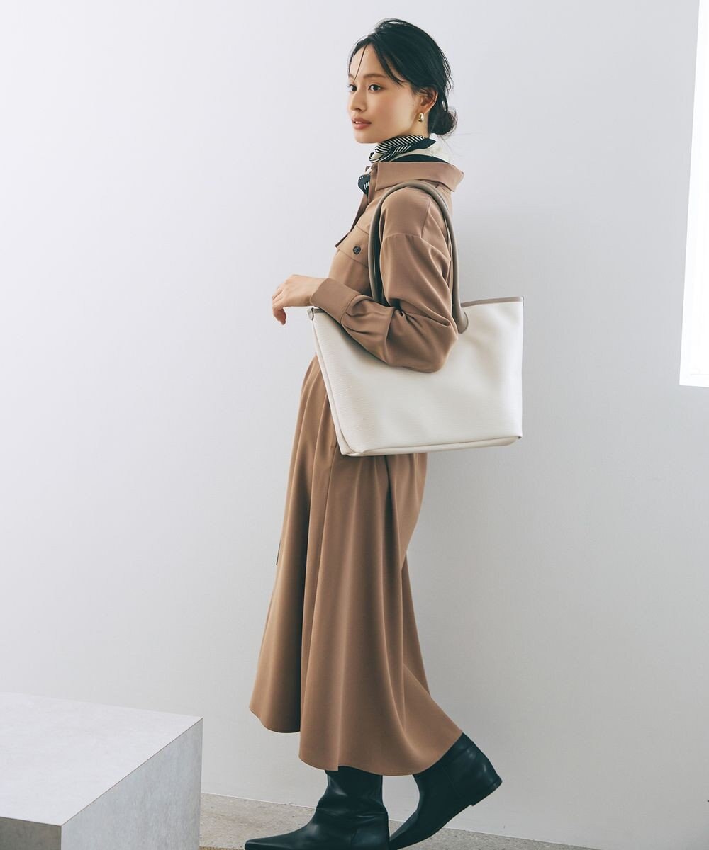 TOPKAPI 【Breath TOPKAPI】RIPPLE リプル レザーハンドル A4 トートバッグ 