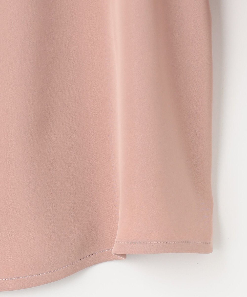 Feroux 【洗える】サテンボウタイ ブラウス 