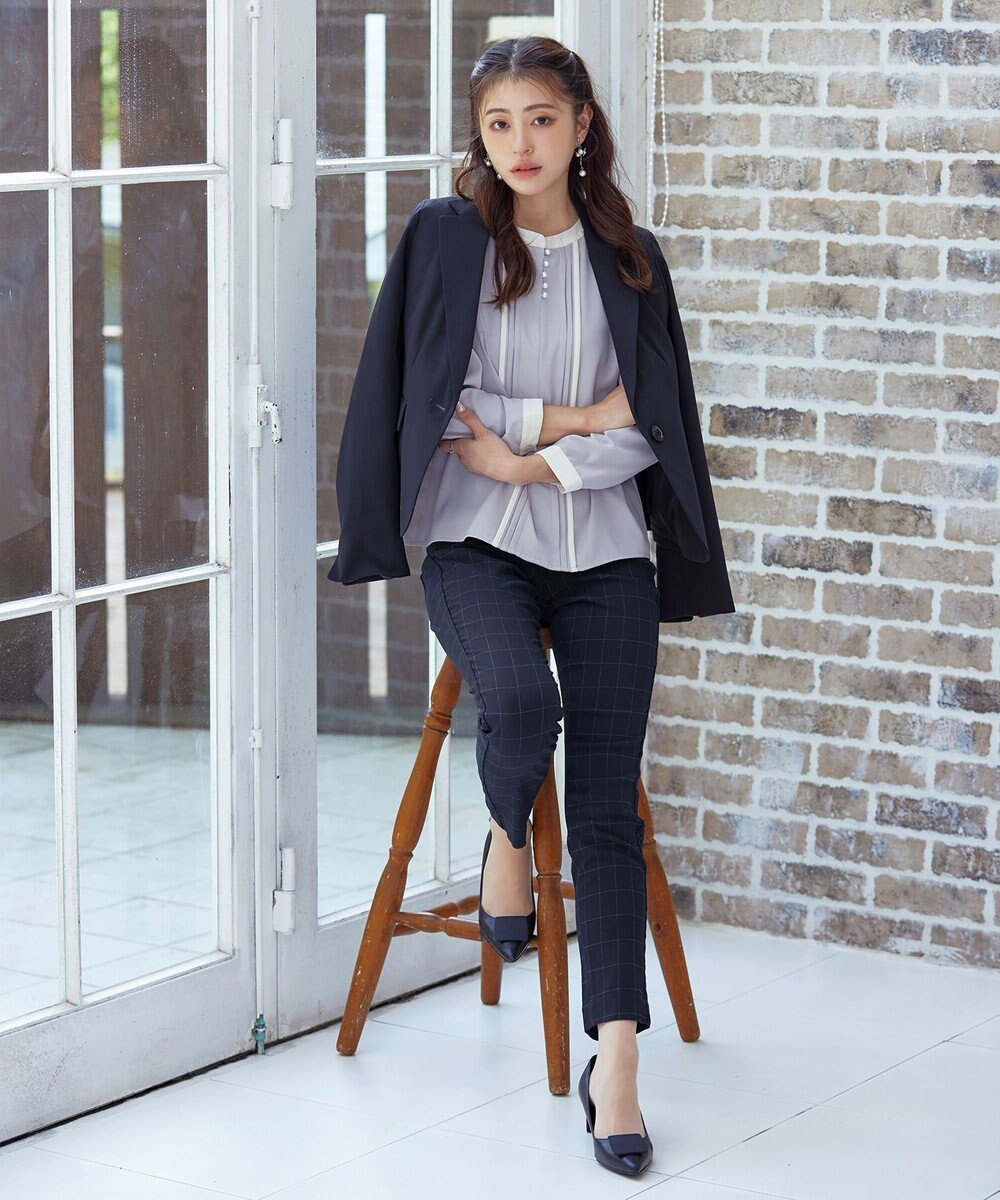 Tiaclasse 【洗える】ストレッチスリムパンツ 