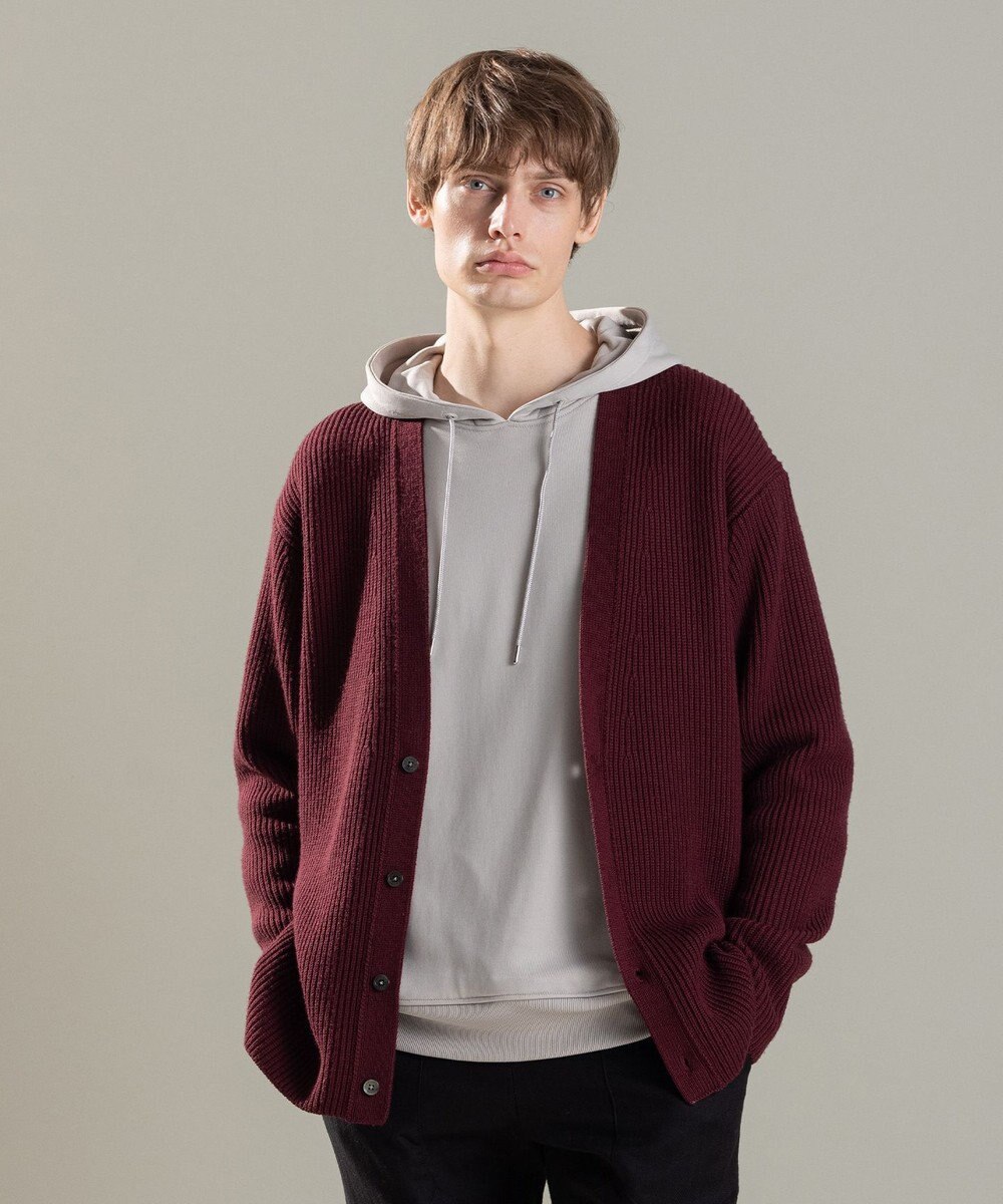 JOSEPH HOMME リッジメリノ　Vネックカーディガン 