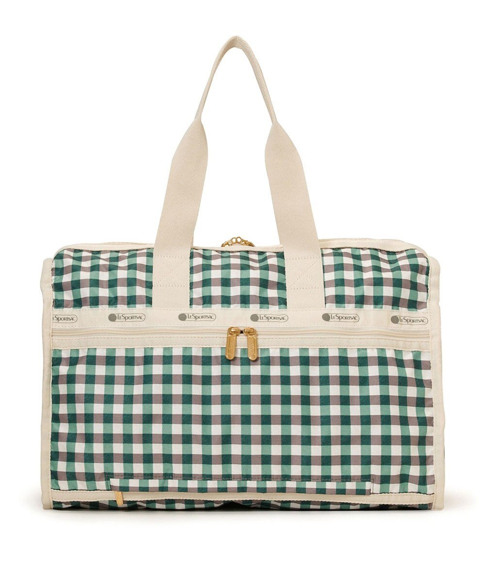 LeSportsac DELUXE MED WEEKENDER/フォレストギンガム 