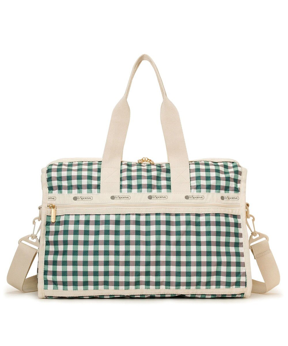 LeSportsac DELUXE MED WEEKENDER/フォレストギンガム 