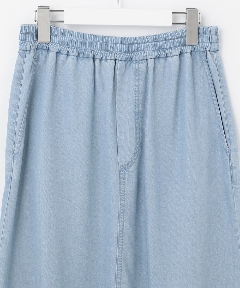 自由区 L 【セット可/洗える】テンセルデニム ロングスカート 