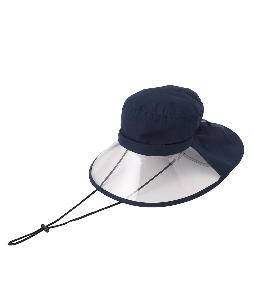 MOONBAT 【WEB限定】撥水サイクルハット 透明広つば/レインハット 