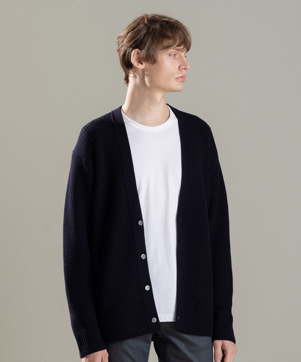 JOSEPH HOMME リッジメリノ　Vネックカーディガン 