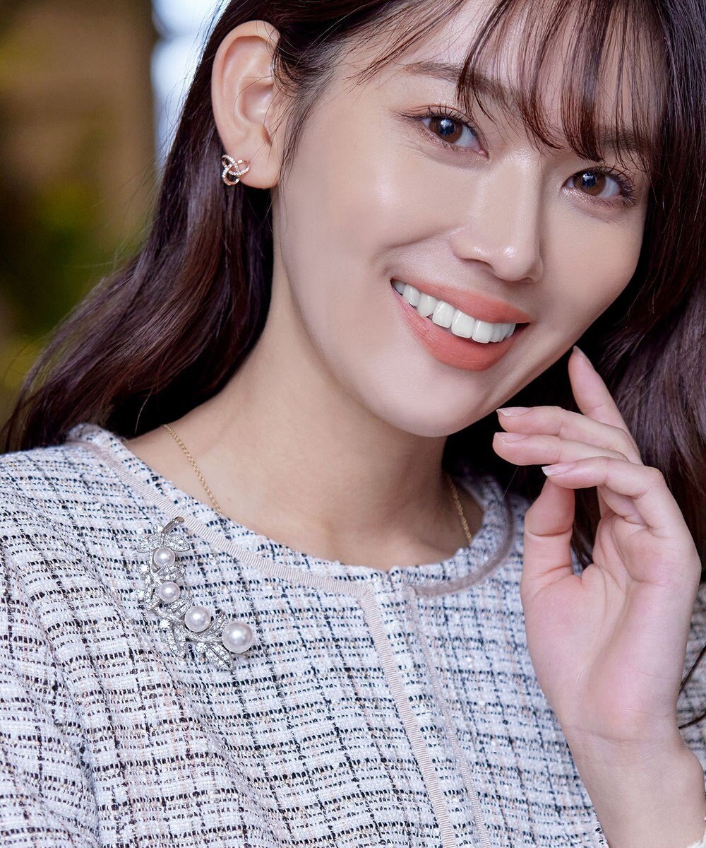 Tiaclasse リーフパール ブローチ 