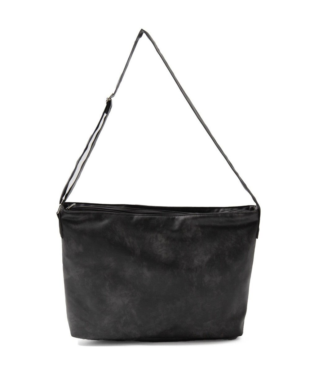 WEGO 【ユニセックス着用ITEM】レザータッチBIGショルダー 