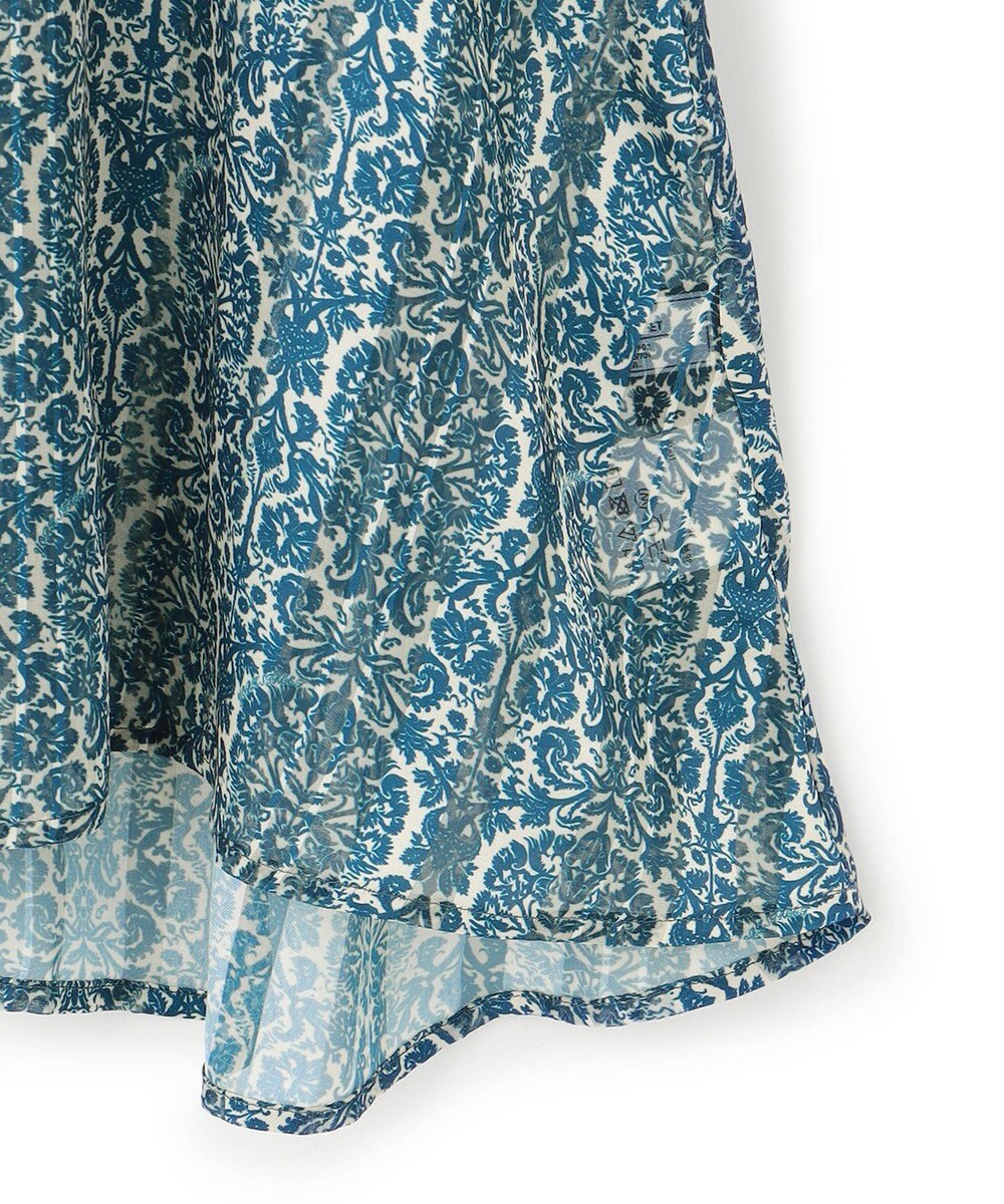 J.PRESS YORK STREET 【WOMEN】オリジナルタイルプリント ブラウス 