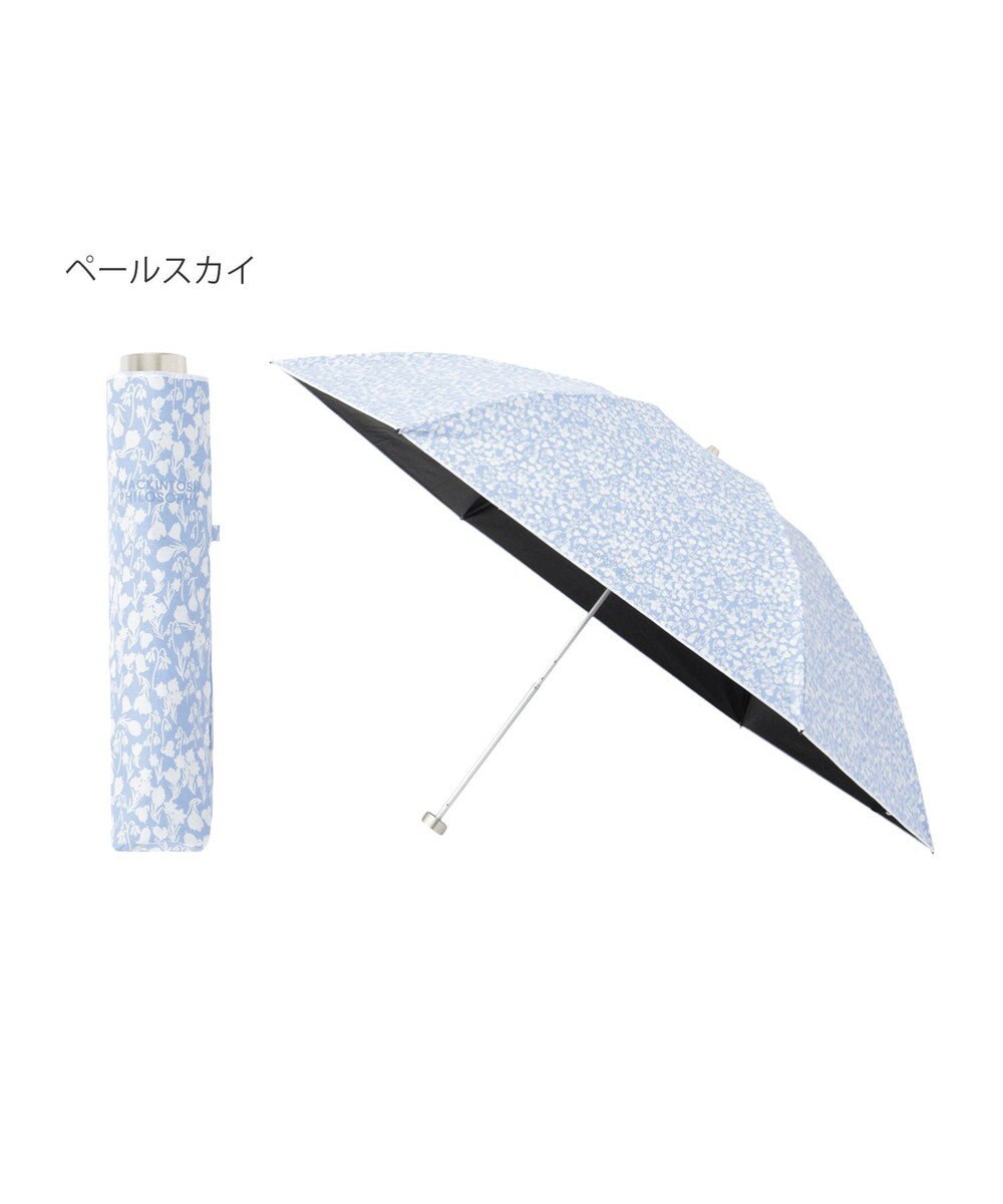 MOONBAT 【フワクール生地使用/軽量】MACKINTOSH PHILOSOPHY 遮光 晴雨兼用 折りたたみ日傘 小花柄 