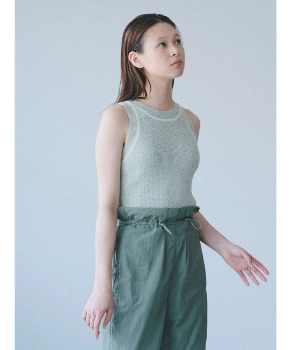 Green Parks ＫＢＦ　配色ニットタンク 