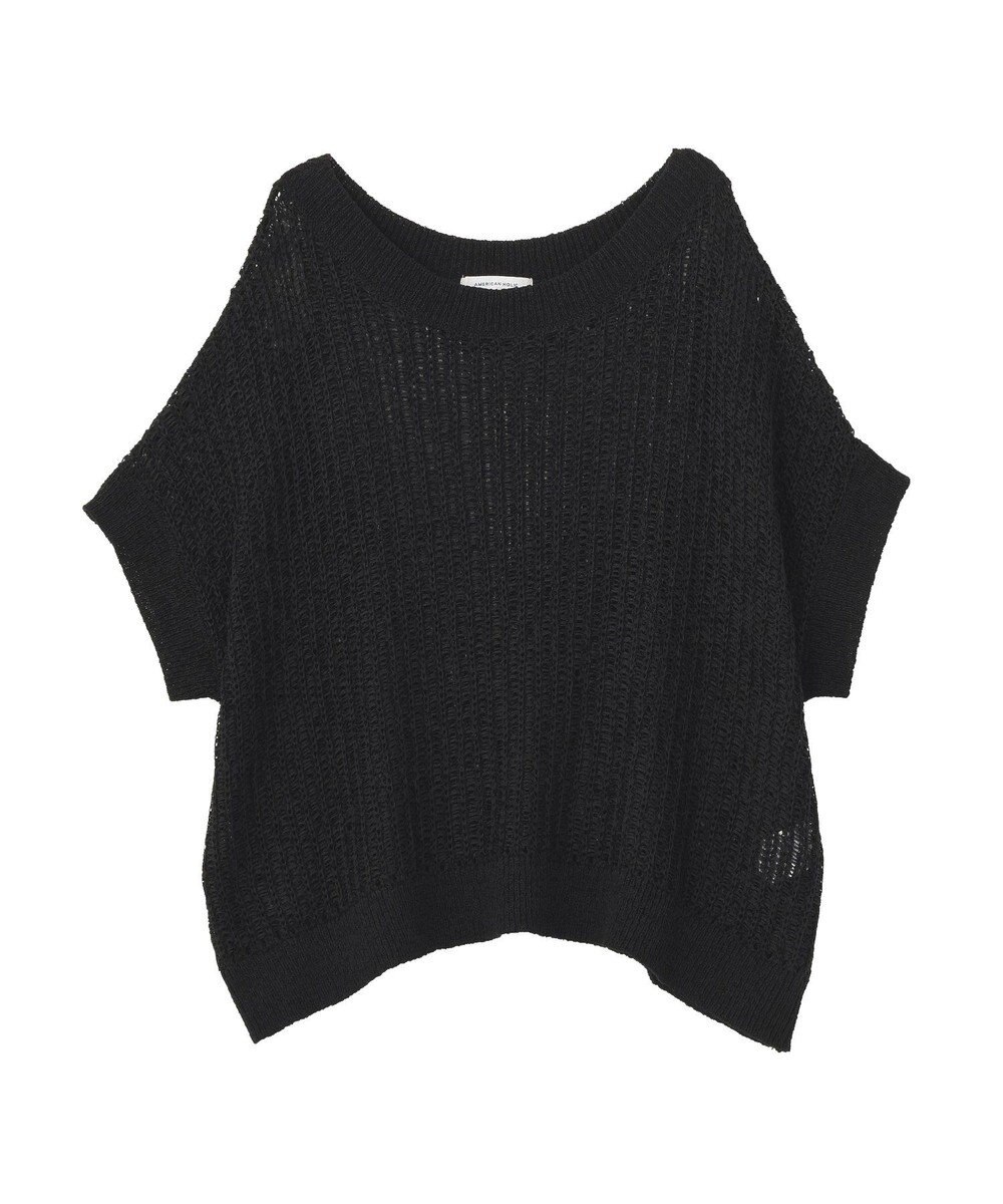 AMERICAN HOLIC 透かし畦ルーズニット 