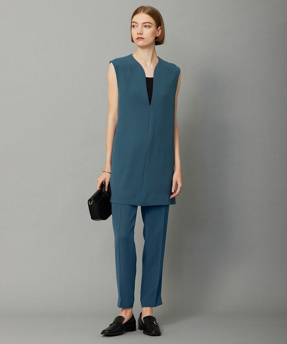 ICB 【洗える】 ライトダブルクロス ドロストパンツ 