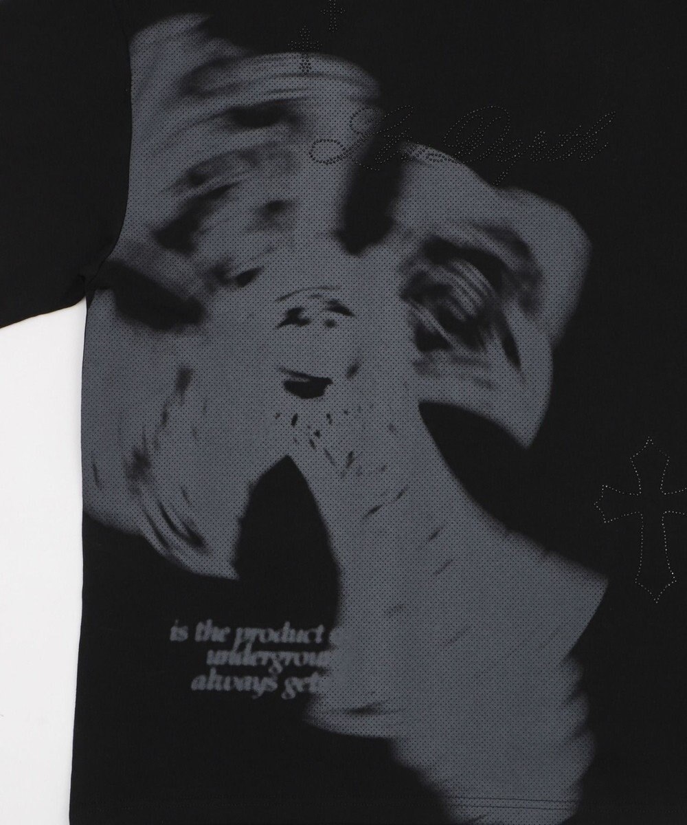 WEGO 【ユニセックス着用ITEM】ラインストーングラフィックT（SS） 