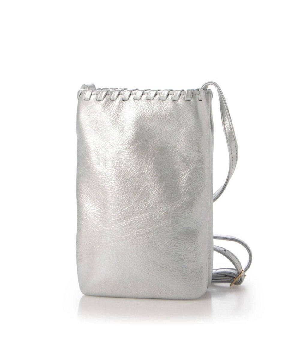 UNBILLION perche 牛革ソフト3層かがりショルダーバッグ 