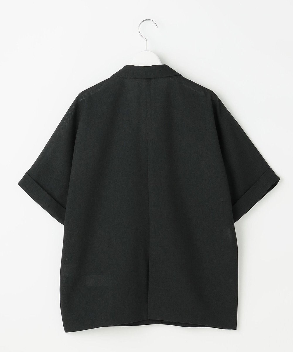 自由区 L 【人気素材・NEWアイテム】ラスティックメッシュハーフスリーブ ジャケット 