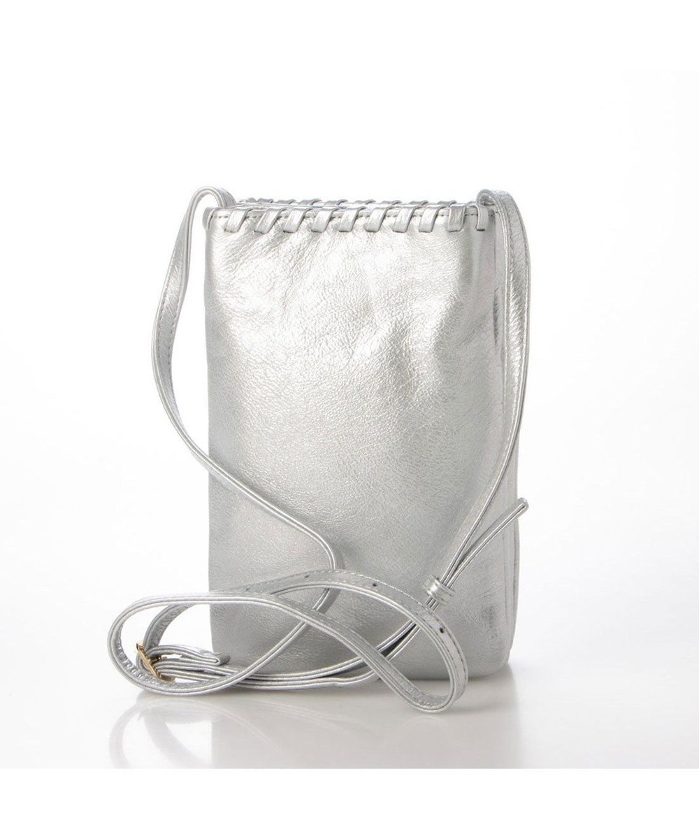 UNBILLION perche 牛革ソフト3層かがりショルダーバッグ 