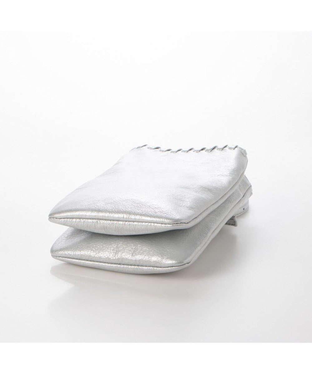 UNBILLION perche 牛革ソフト3層かがりショルダーバッグ 