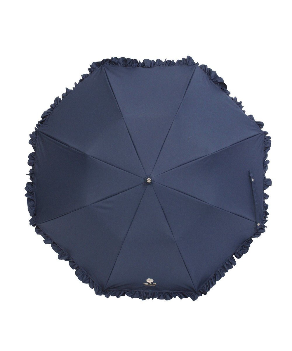 MOONBAT 【一級遮光/晴雨兼用/遮熱/UV】PAUL&JOE ACCESSOIRES(ポール & ジョー)晴雨兼用日傘 クリザンテームワンポイントフリル 