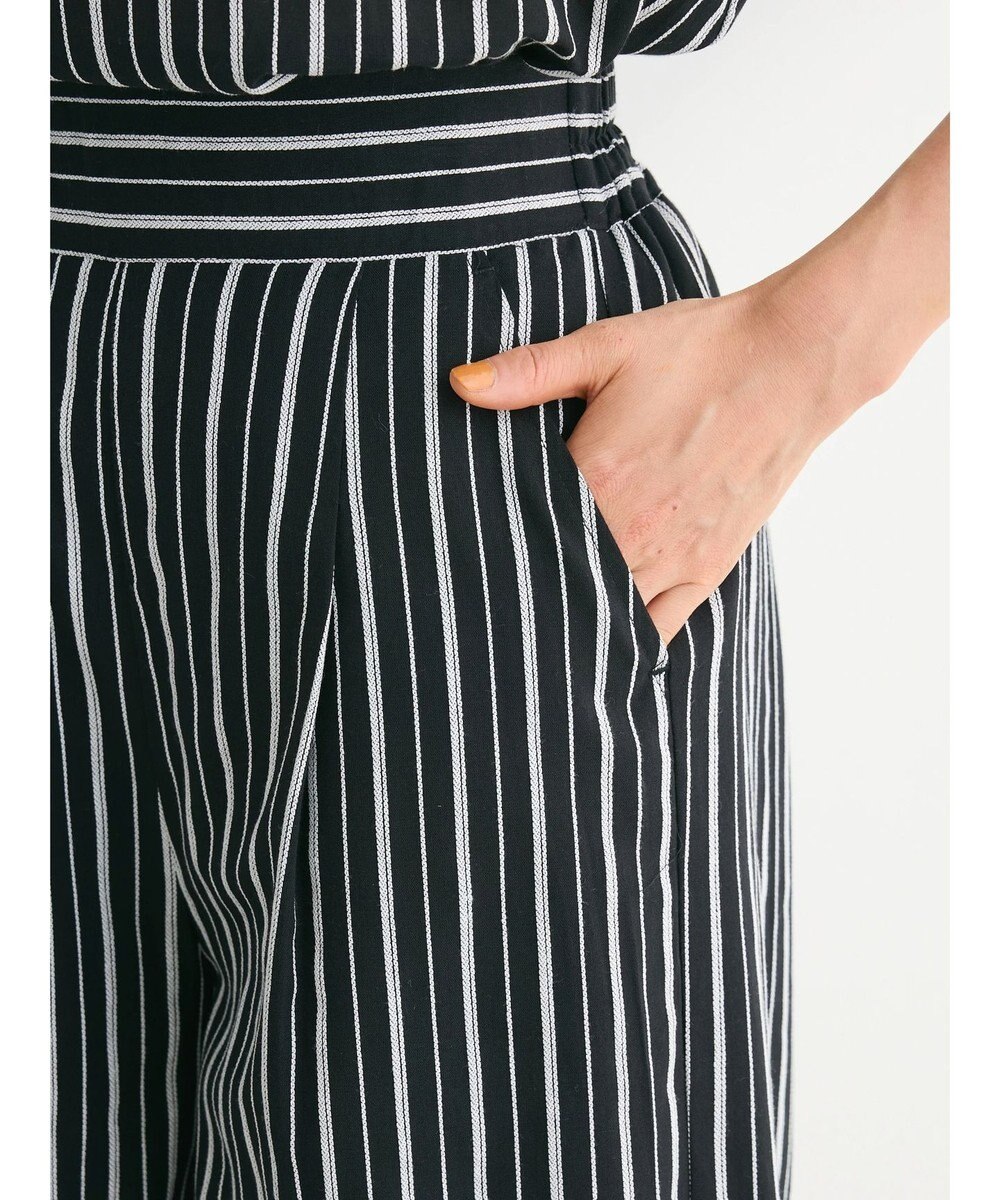 Green Parks ・ＥＬＥＮＣＡＲＥ　ＤＵＥ　ストライプワイドパンツ 