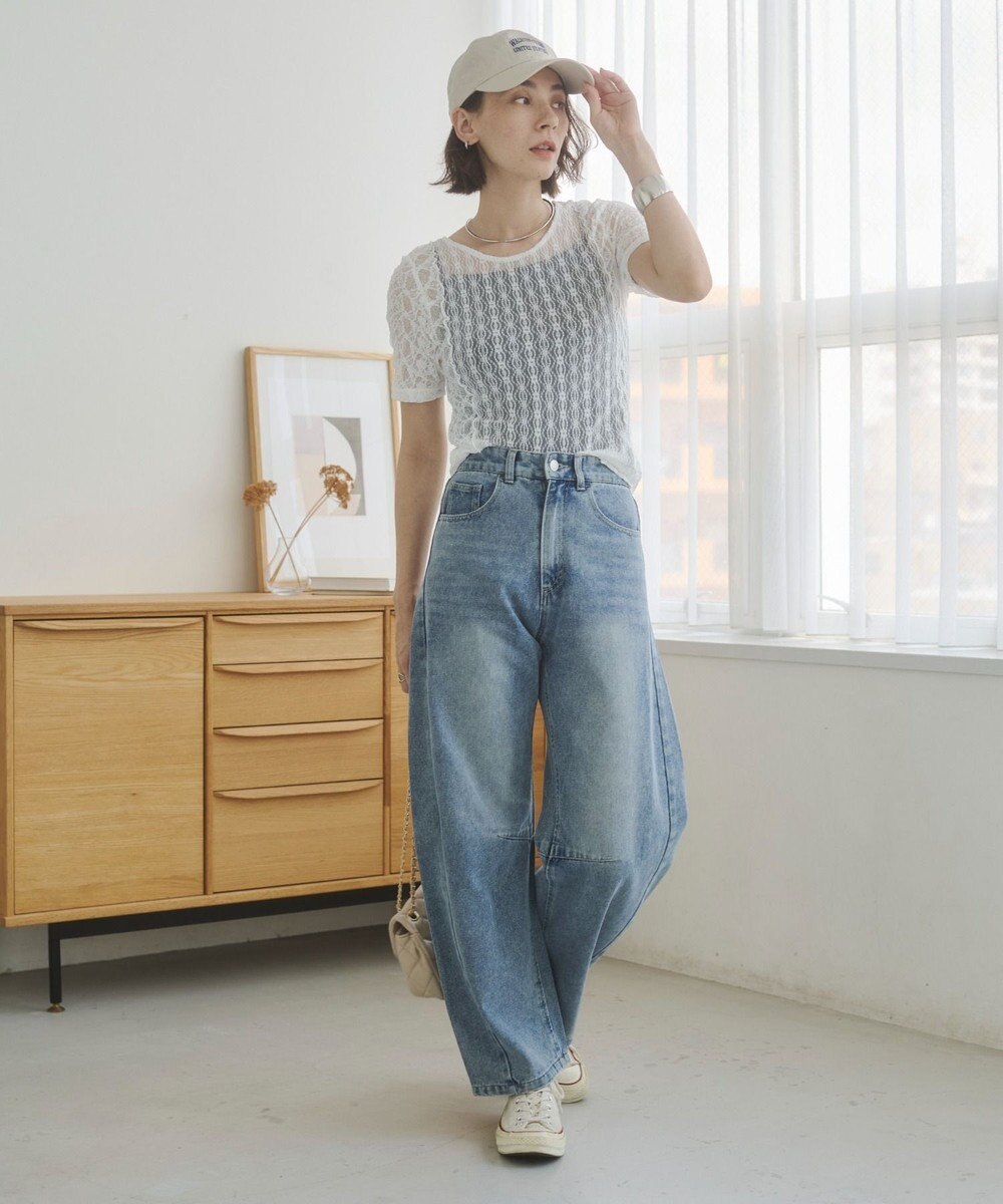 WEGO 【ANGIE VINTAGE】レースTシャツ 