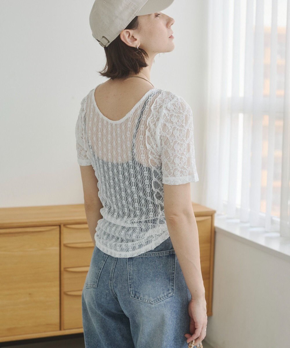 WEGO 【ANGIE VINTAGE】レースTシャツ 