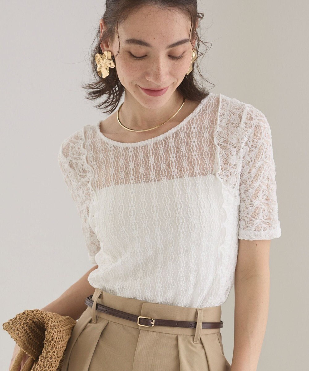 WEGO 【ANGIE VINTAGE】レースTシャツ 