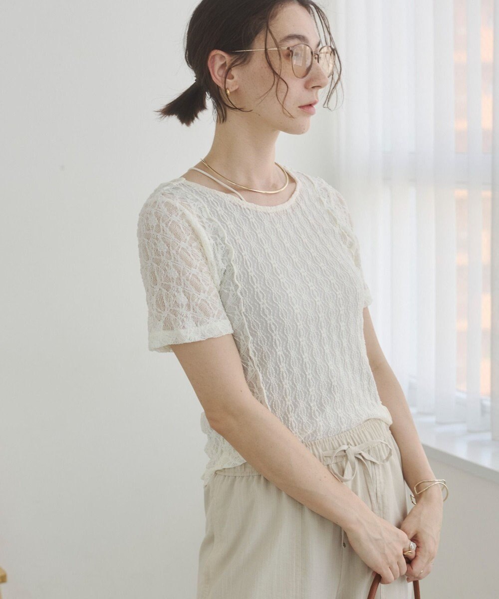 WEGO 【ANGIE VINTAGE】レースTシャツ 