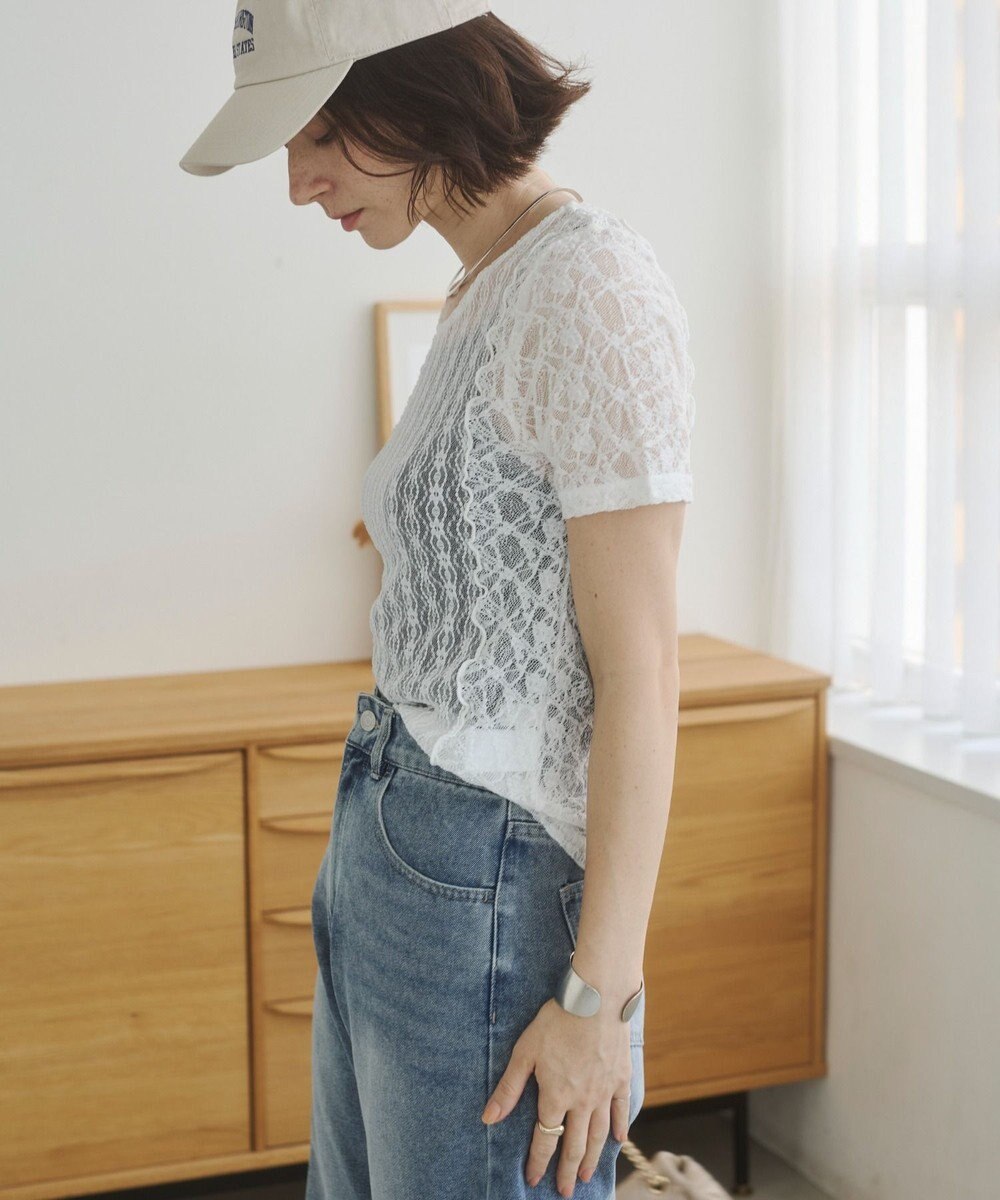 WEGO 【ANGIE VINTAGE】レースTシャツ 