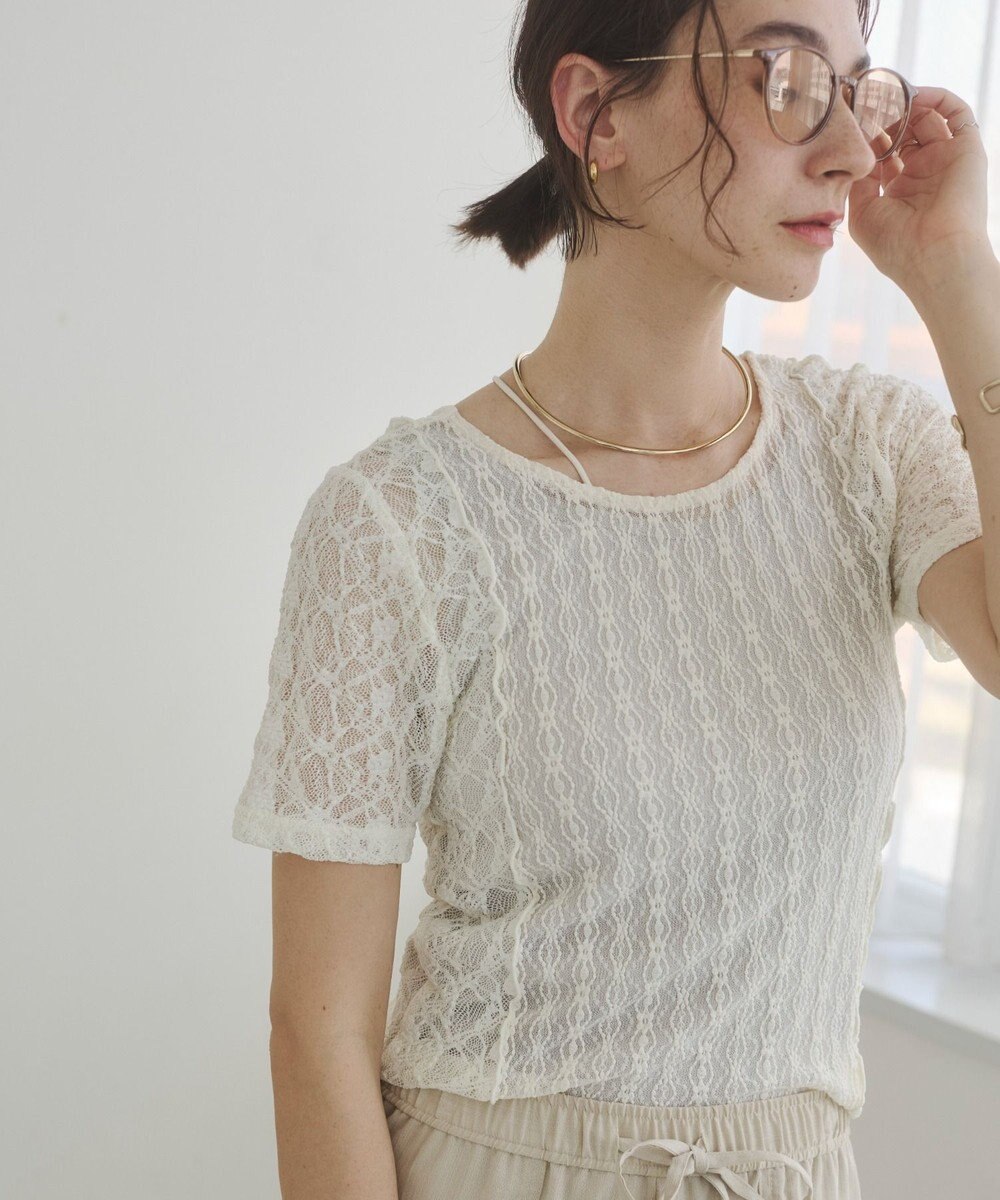 WEGO 【ANGIE VINTAGE】レースTシャツ 
