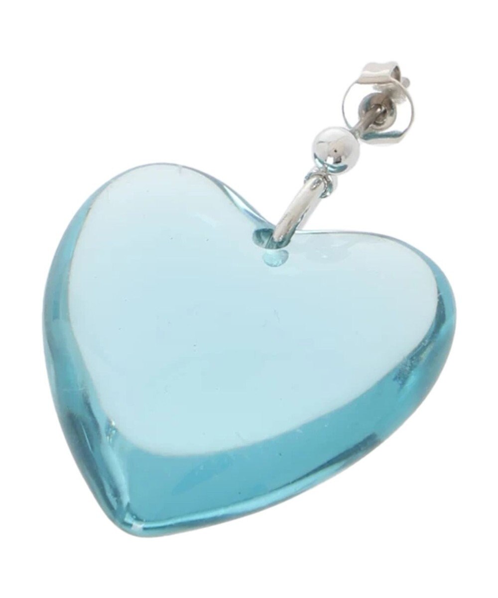 Green Parks ・ＨＡＬＦ　ＴＩＭＥ　クリアハートピアス 