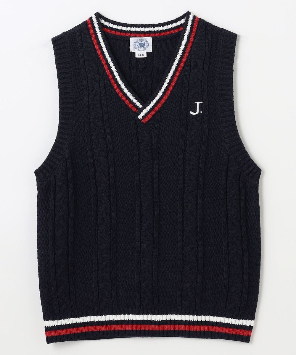 J.PRESS KIDS 【140-170cm】チルデン ニットベスト 