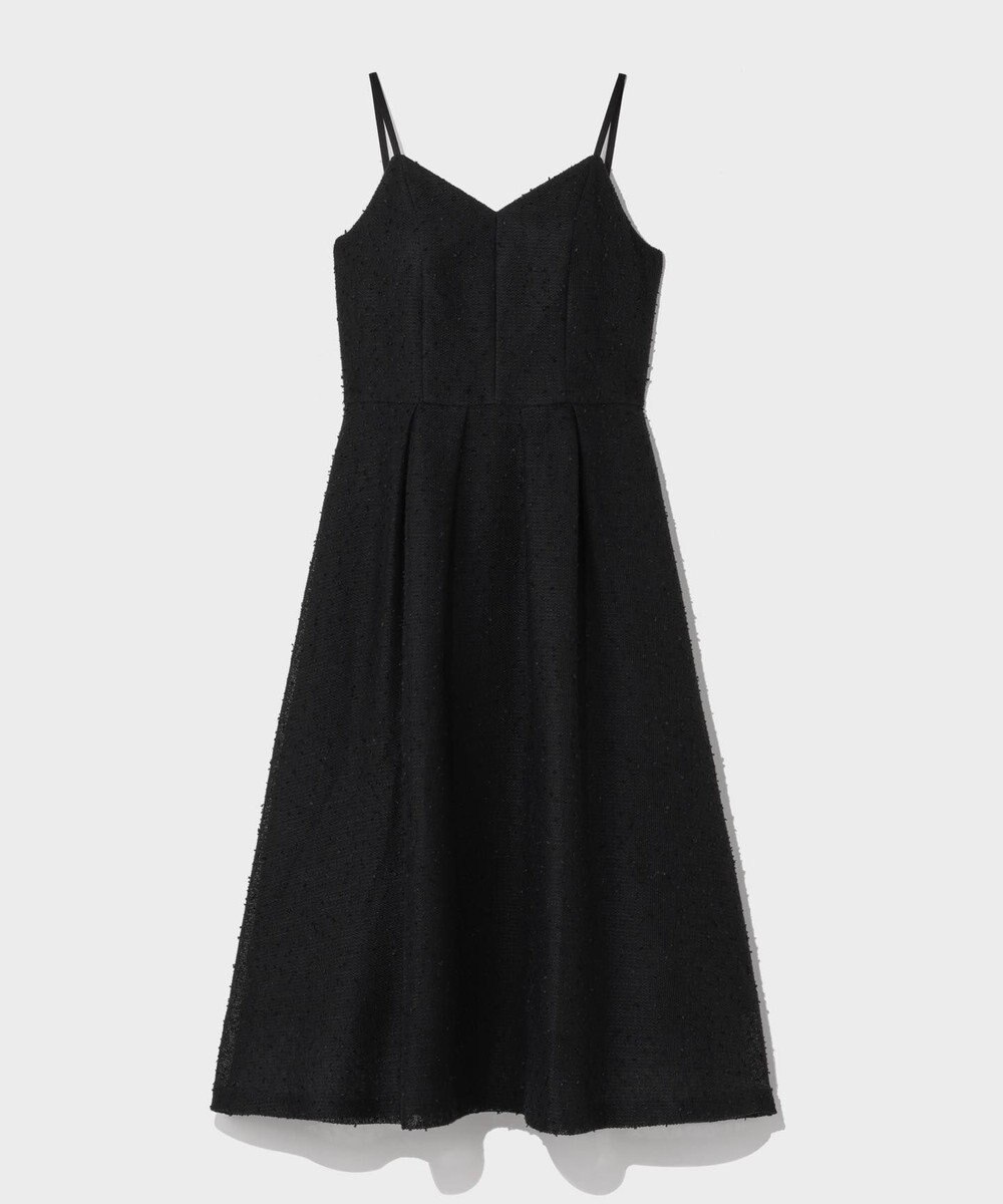 GRACE CONTINENTAL メッシュツイードキャミドレス 