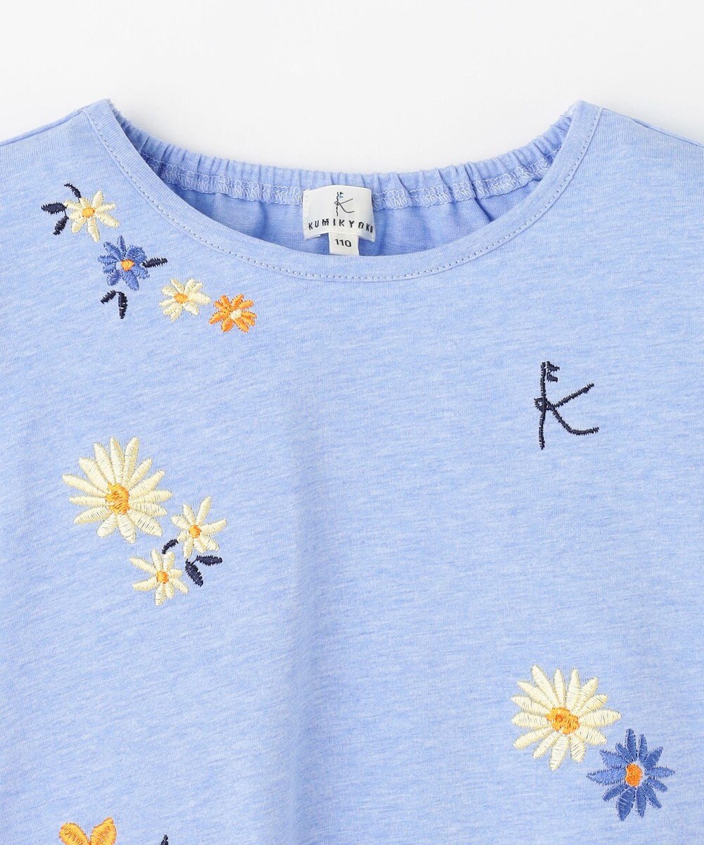 組曲 KIDS 【110-140㎝】フラワーエンブロイダリー チュニック 