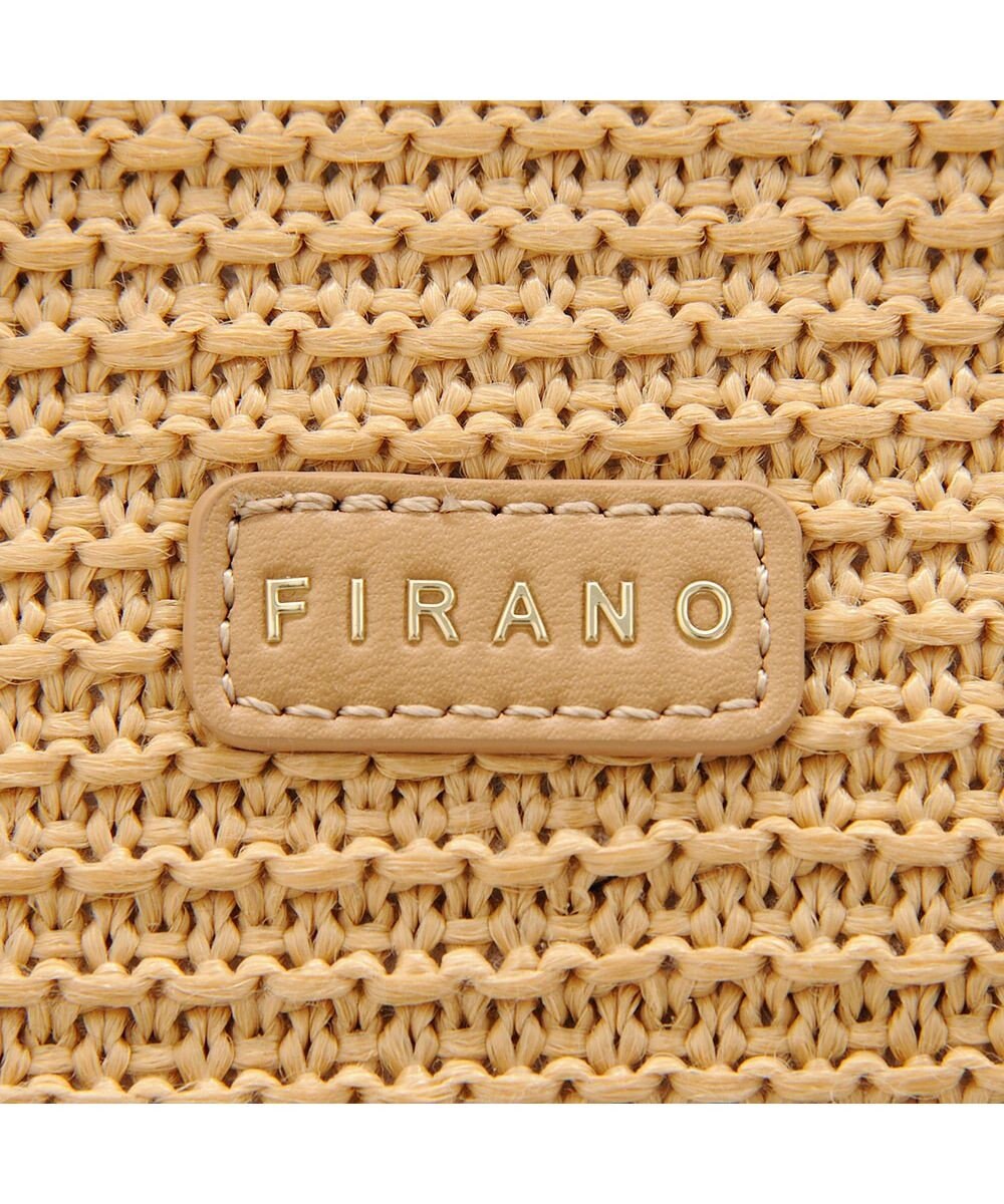 MioFIRANO カジュアルシックガーターステッチハンドバッグ 2WAY チャーム付き　FIRANO フィラノ 