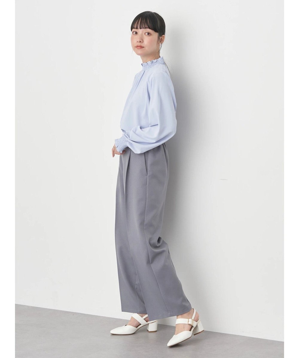 earth music&ecology シャーリングブラウス 