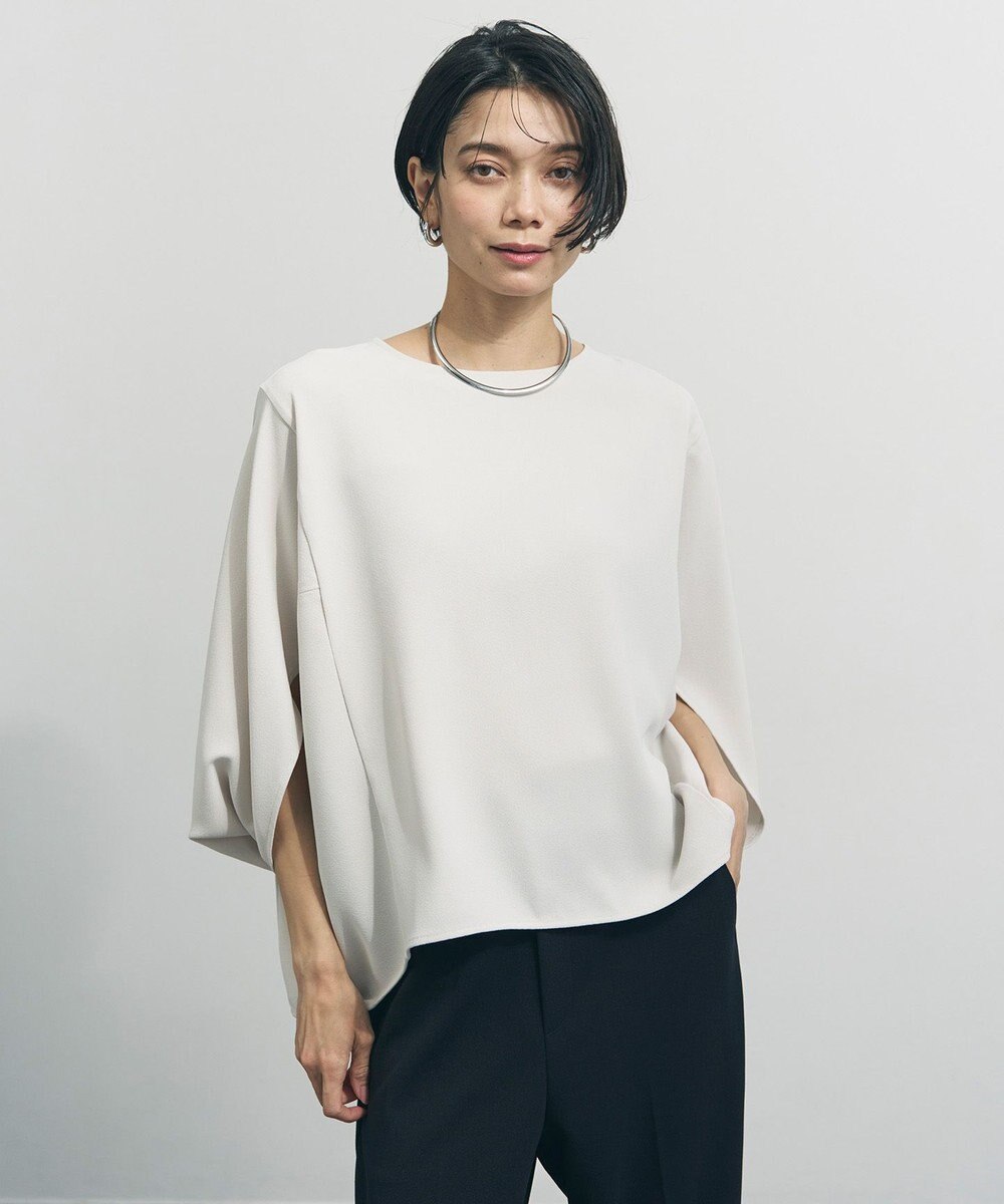 UNFILO ジョーゼット ドルマンプルオーバー 