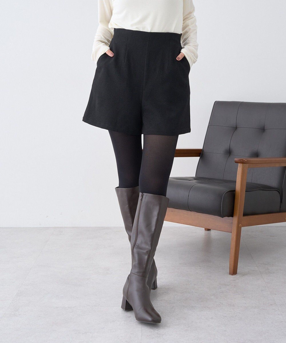 earth music&ecology バックレースアップショートパンツ 