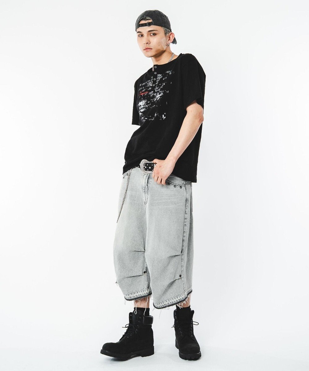 WEGO 【ユニセックス着用ITEM】アイレットスラブヘンリーネックT（SS） 