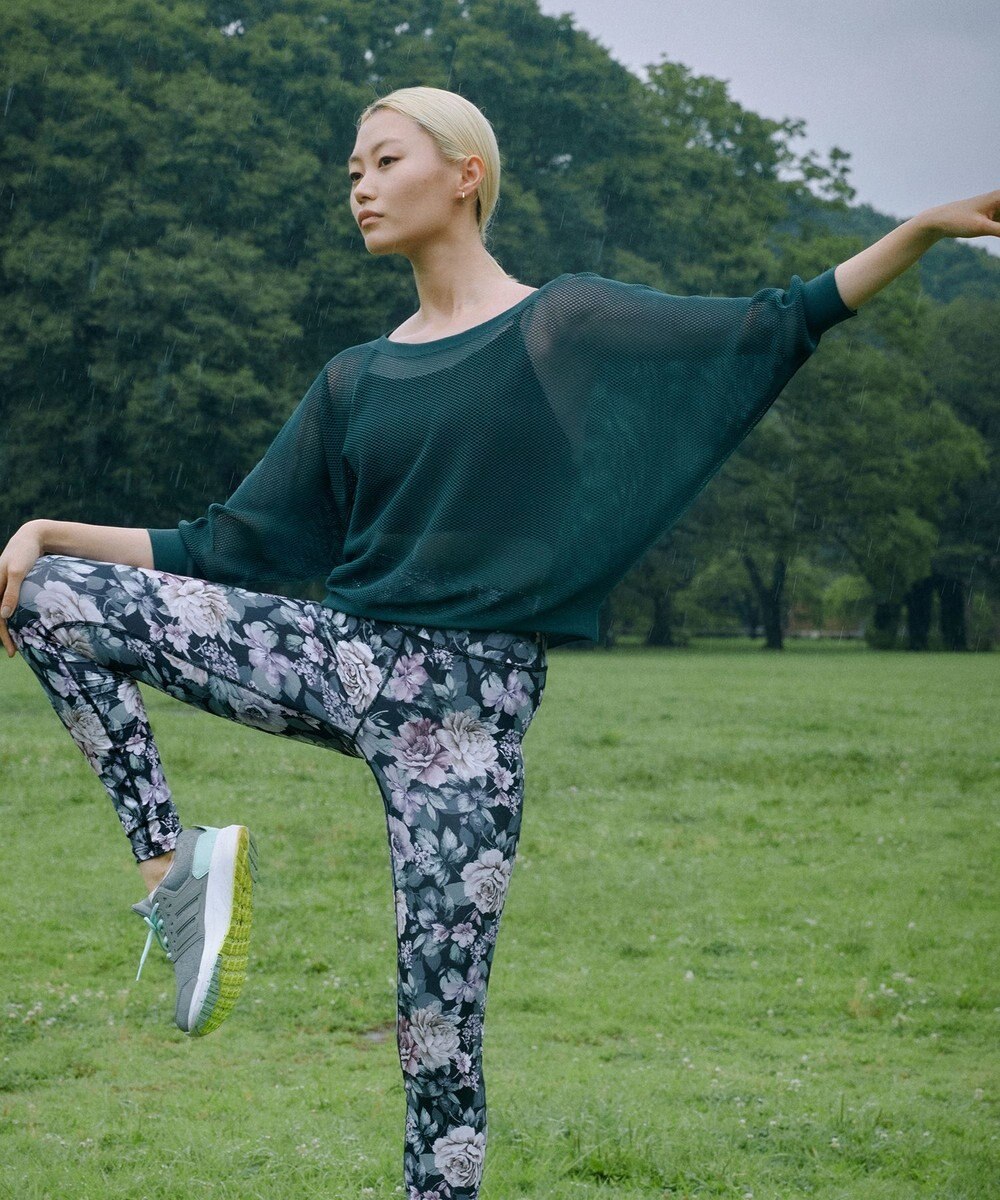 Chacott Chacott BALANCE【ノーソーイングニット】7分袖メッシュニットTシャツ 