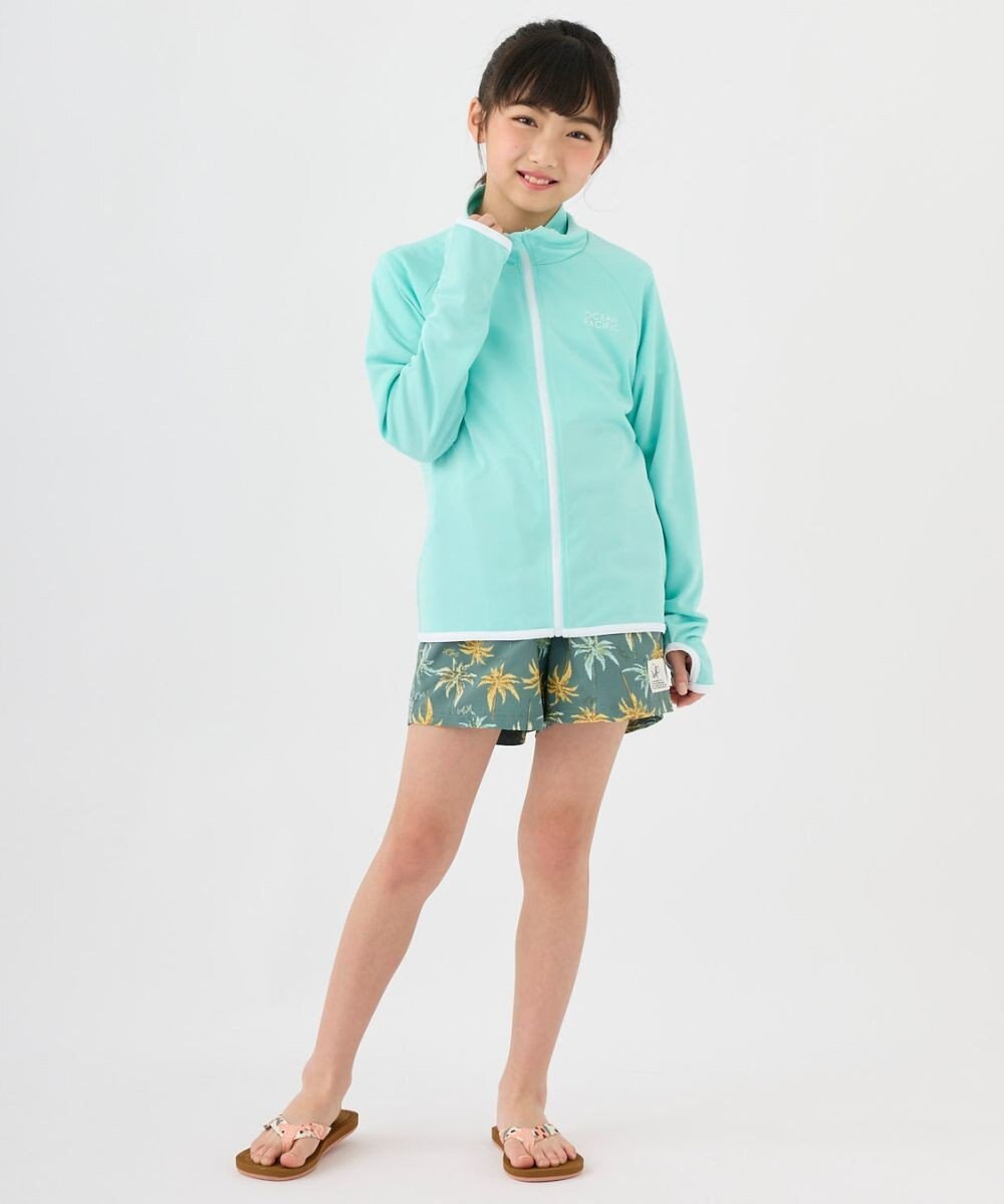 OP／FILA 【Ocean Pacific】フルジップ OPロゴラッシュガード 