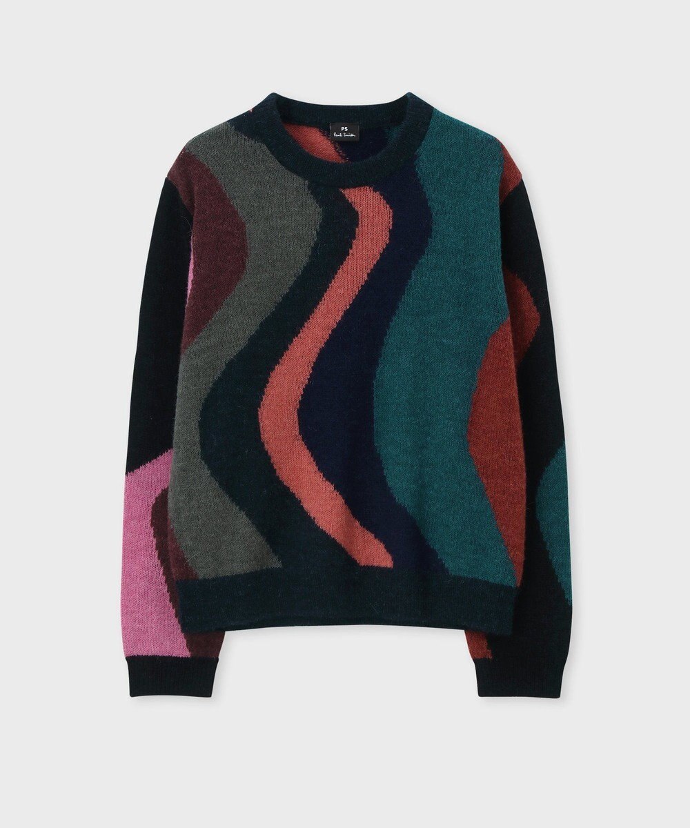 Paul Smith Midnight Swirl インターシャ ニット ブラック