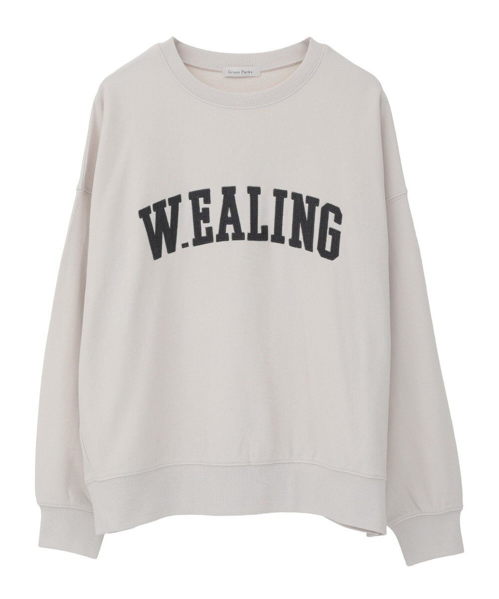 Green Parks 刺しゅうロゴ裏毛プルオーバー 