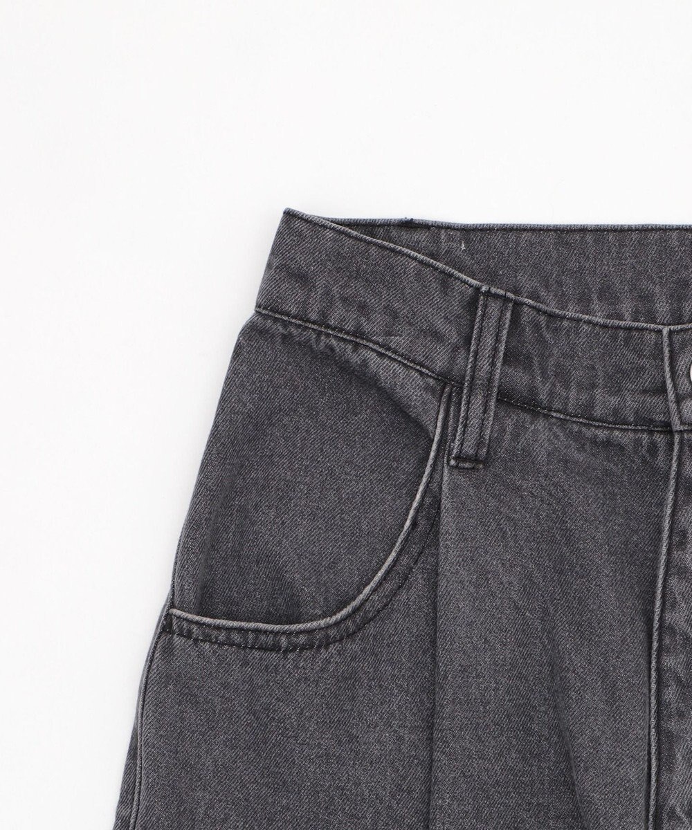 WEGO モチーフデニムタックパンツ 